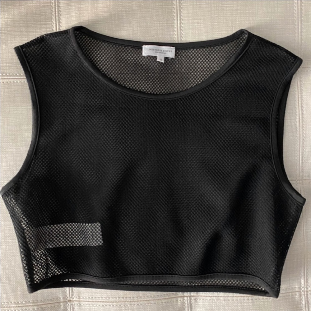 Mesh Crop Top - Picture 3 of 9
